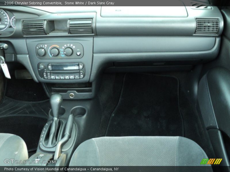 Stone White / Dark Slate Gray 2006 Chrysler Sebring Convertible