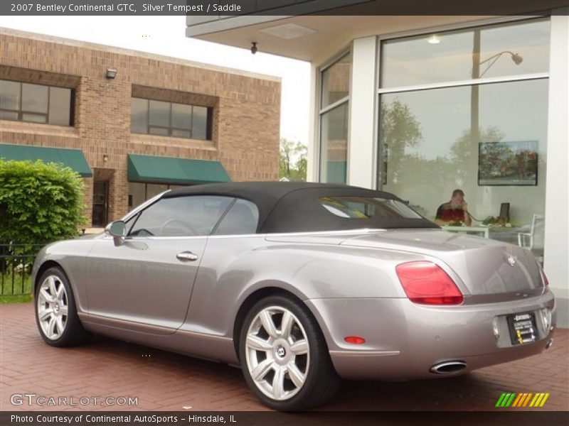 Silver Tempest / Saddle 2007 Bentley Continental GTC