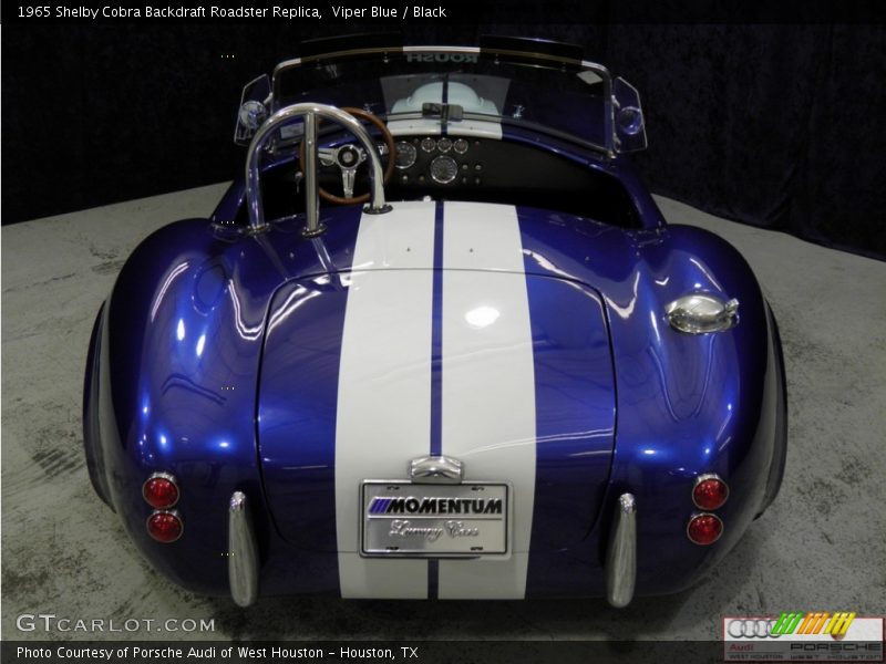 Viper Blue / Black 1965 Shelby Cobra Backdraft Roadster Replica