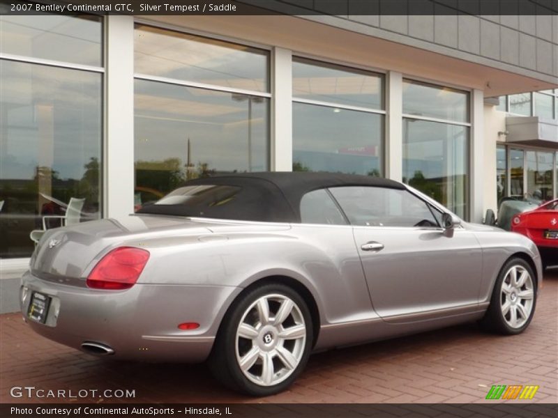 Silver Tempest / Saddle 2007 Bentley Continental GTC