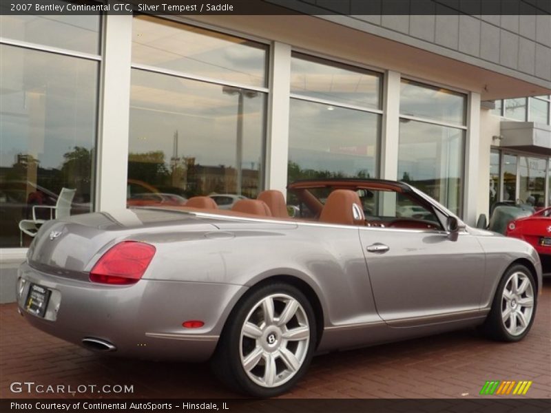 Silver Tempest / Saddle 2007 Bentley Continental GTC