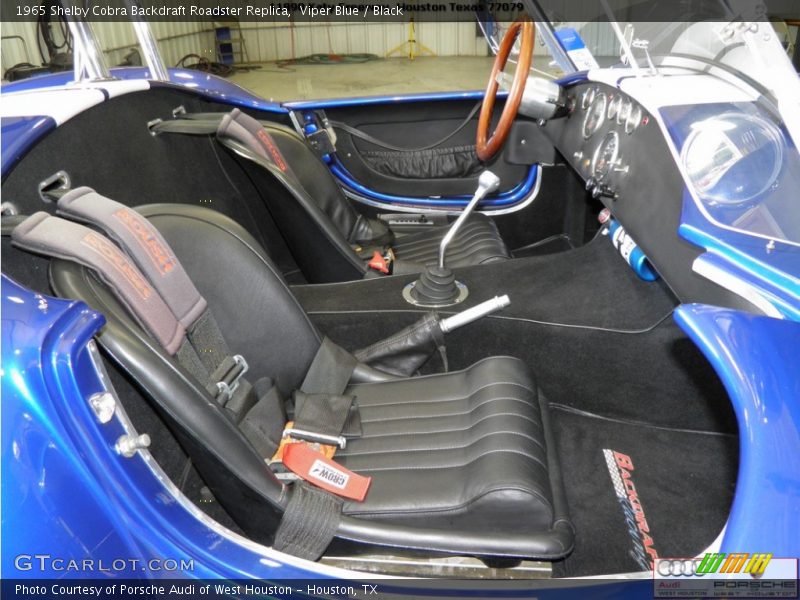 Viper Blue / Black 1965 Shelby Cobra Backdraft Roadster Replica