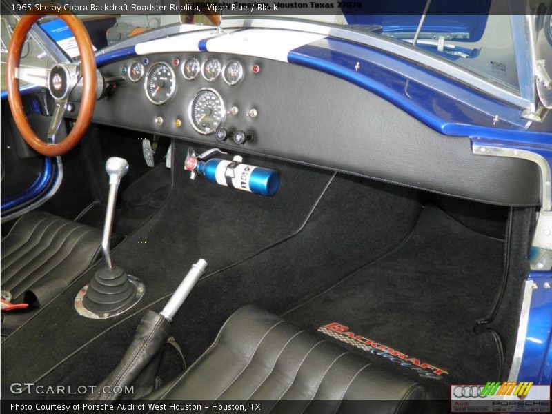 Viper Blue / Black 1965 Shelby Cobra Backdraft Roadster Replica