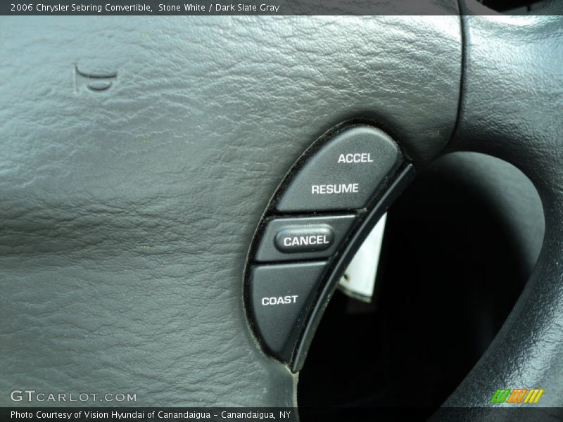 Controls of 2006 Sebring Convertible
