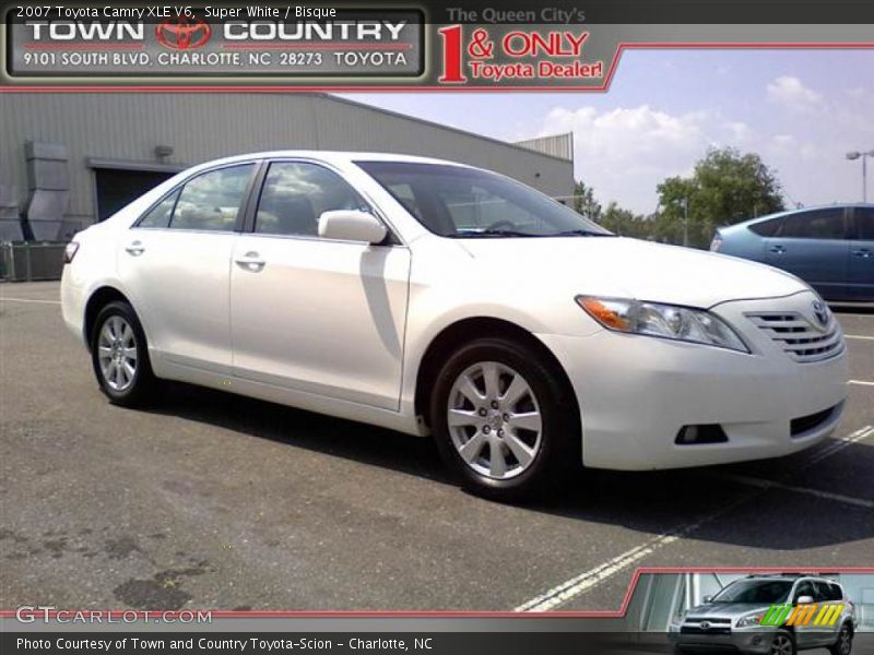 Super White / Bisque 2007 Toyota Camry XLE V6