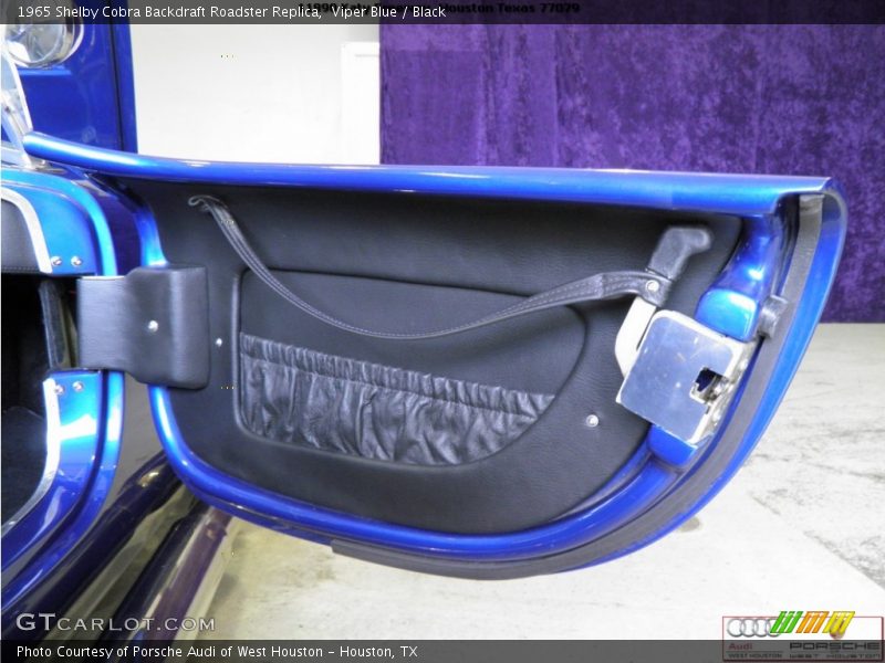 Viper Blue / Black 1965 Shelby Cobra Backdraft Roadster Replica