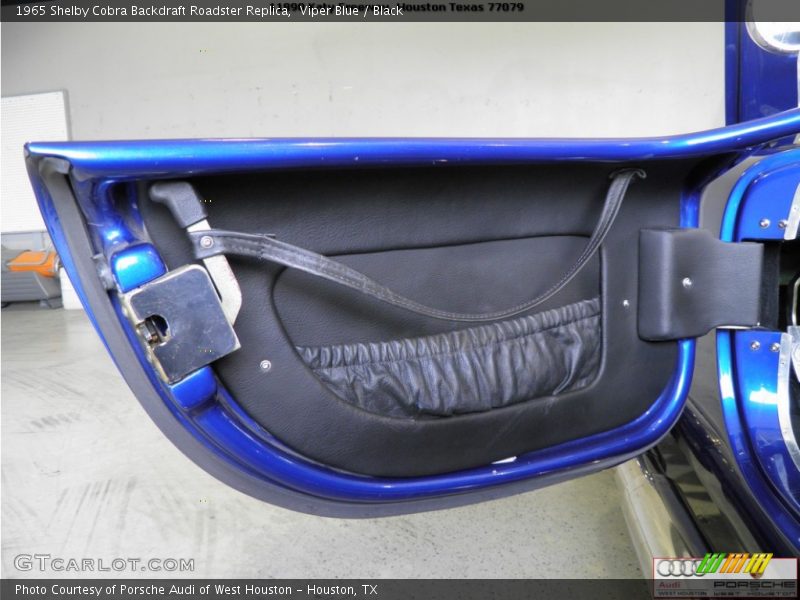 Viper Blue / Black 1965 Shelby Cobra Backdraft Roadster Replica