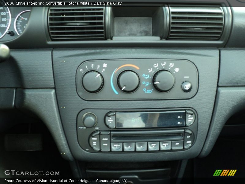 Controls of 2006 Sebring Convertible
