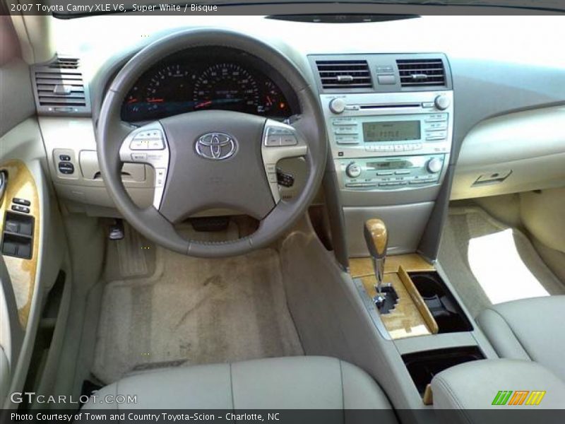 Super White / Bisque 2007 Toyota Camry XLE V6