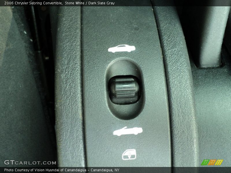 Stone White / Dark Slate Gray 2006 Chrysler Sebring Convertible