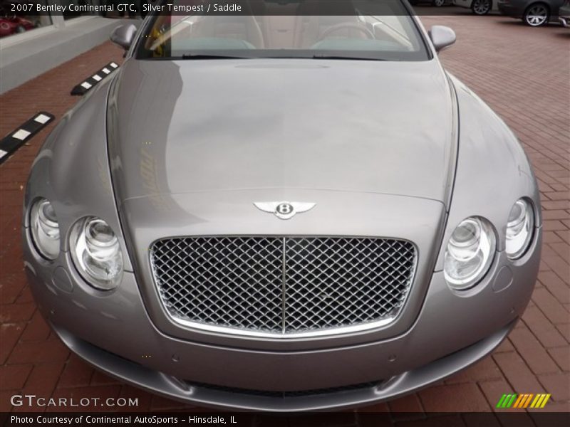 Silver Tempest / Saddle 2007 Bentley Continental GTC