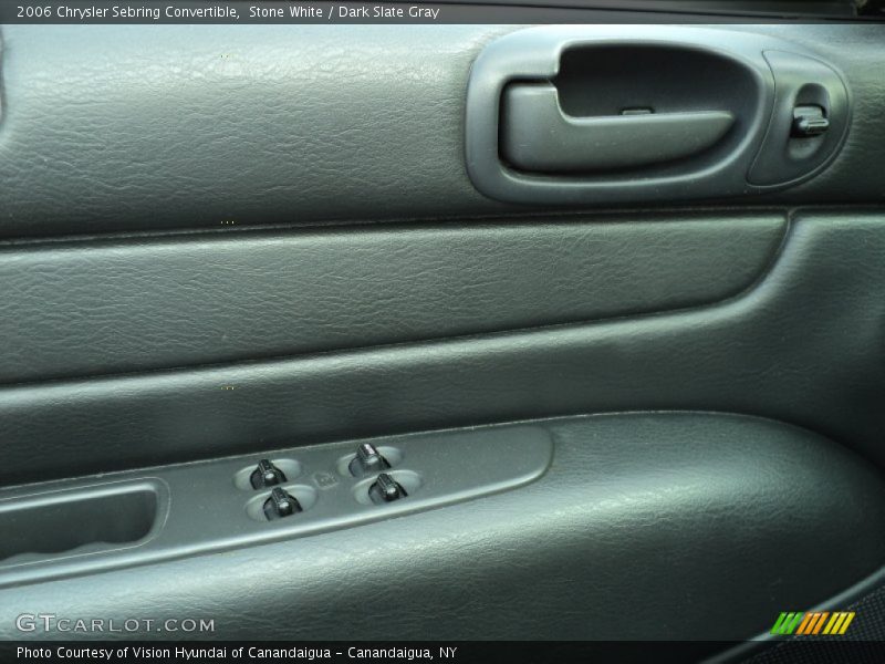 Stone White / Dark Slate Gray 2006 Chrysler Sebring Convertible