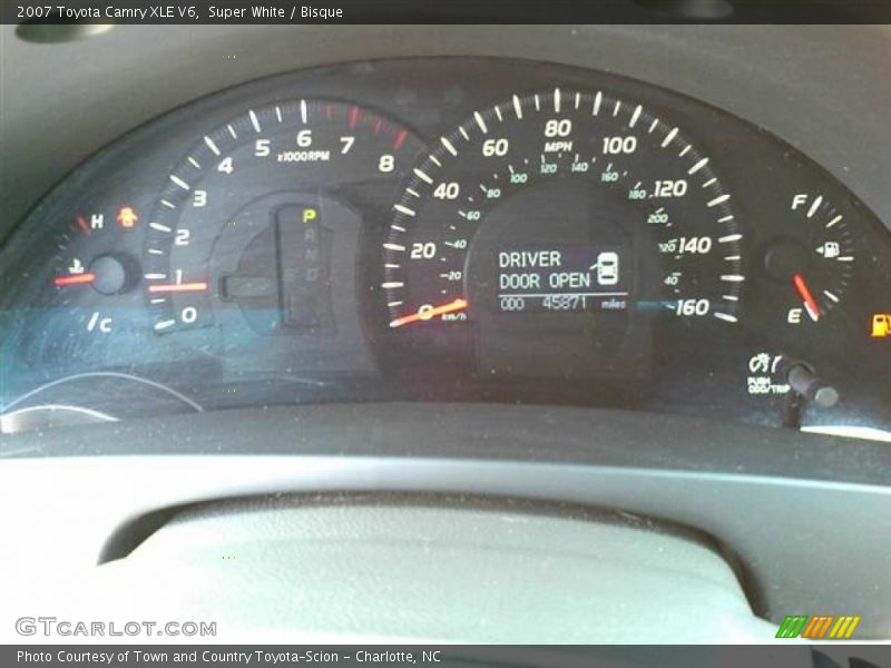 Super White / Bisque 2007 Toyota Camry XLE V6