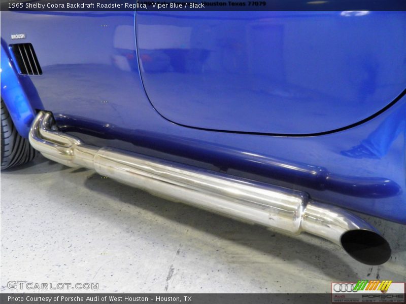 Viper Blue / Black 1965 Shelby Cobra Backdraft Roadster Replica