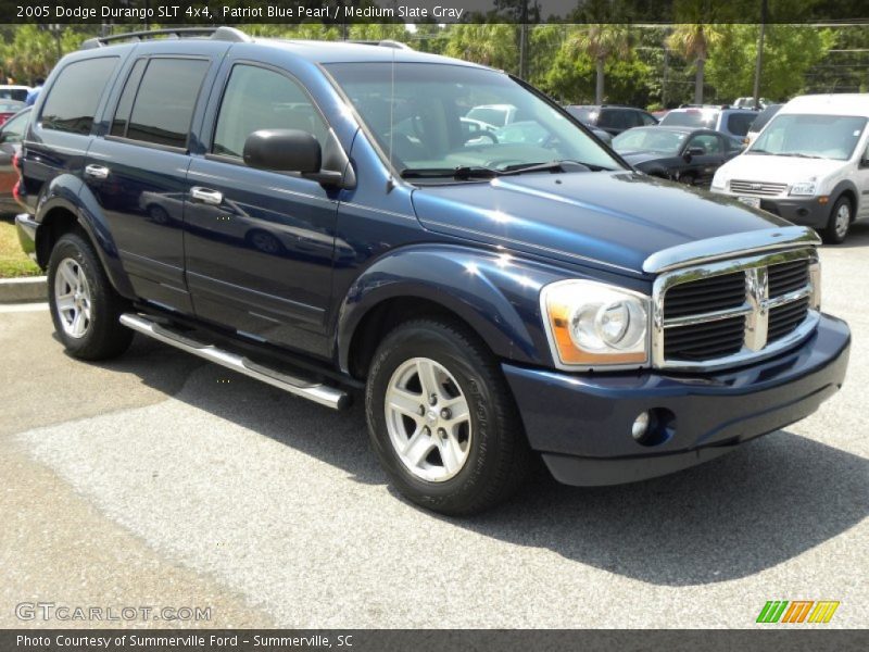 Patriot Blue Pearl / Medium Slate Gray 2005 Dodge Durango SLT 4x4