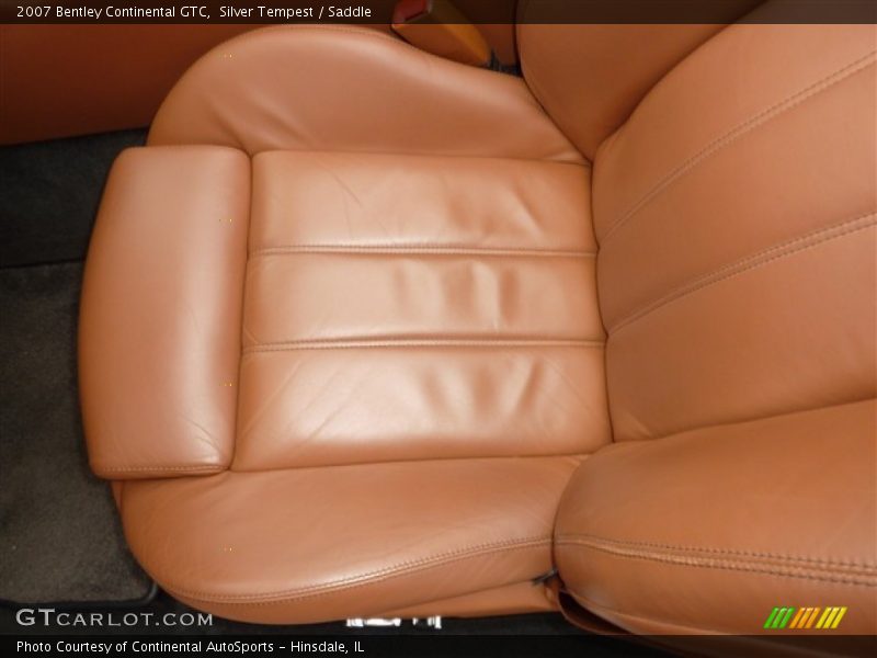 Silver Tempest / Saddle 2007 Bentley Continental GTC