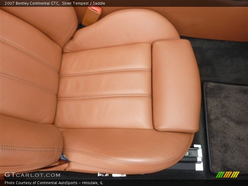 Silver Tempest / Saddle 2007 Bentley Continental GTC