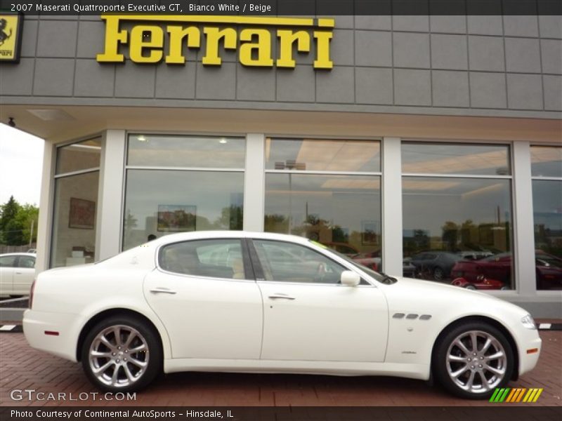 Bianco White / Beige 2007 Maserati Quattroporte Executive GT