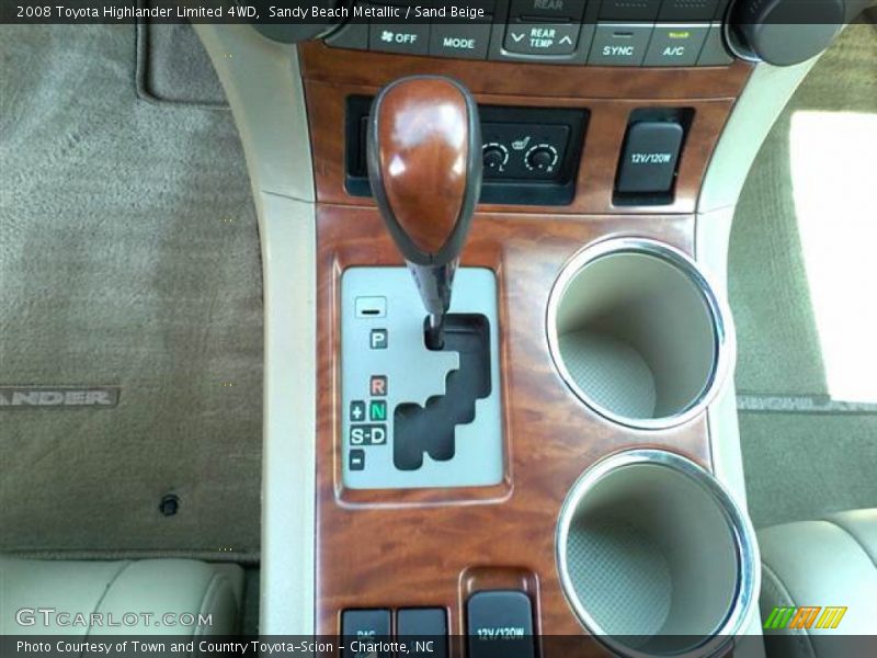Sandy Beach Metallic / Sand Beige 2008 Toyota Highlander Limited 4WD
