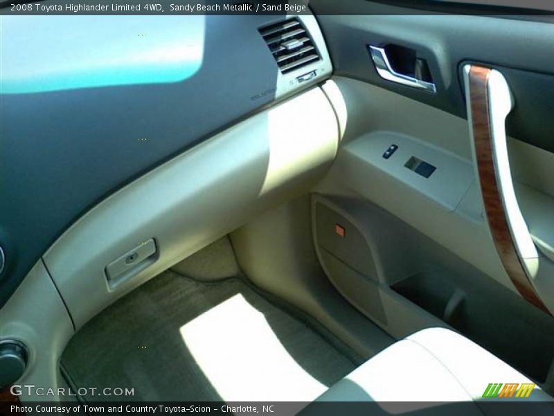 Sandy Beach Metallic / Sand Beige 2008 Toyota Highlander Limited 4WD
