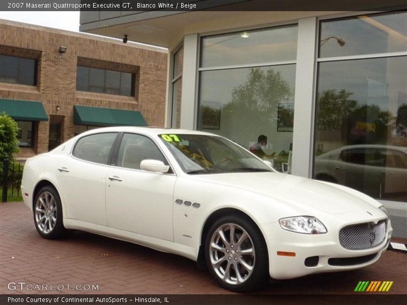 Bianco White / Beige 2007 Maserati Quattroporte Executive GT