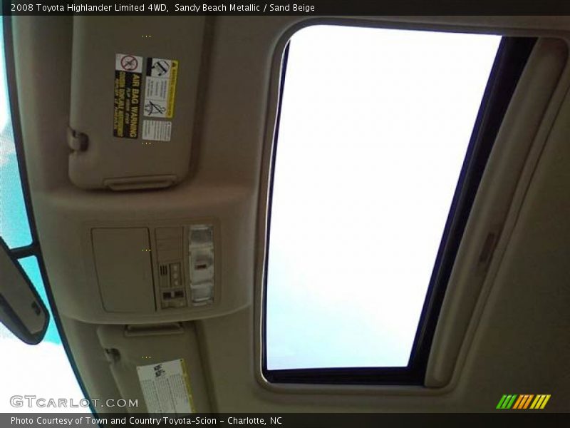 Sandy Beach Metallic / Sand Beige 2008 Toyota Highlander Limited 4WD