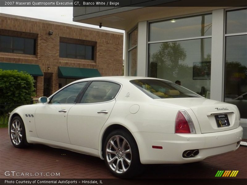 Bianco White / Beige 2007 Maserati Quattroporte Executive GT
