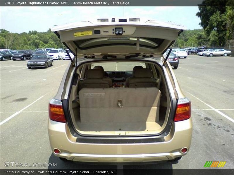 Sandy Beach Metallic / Sand Beige 2008 Toyota Highlander Limited 4WD