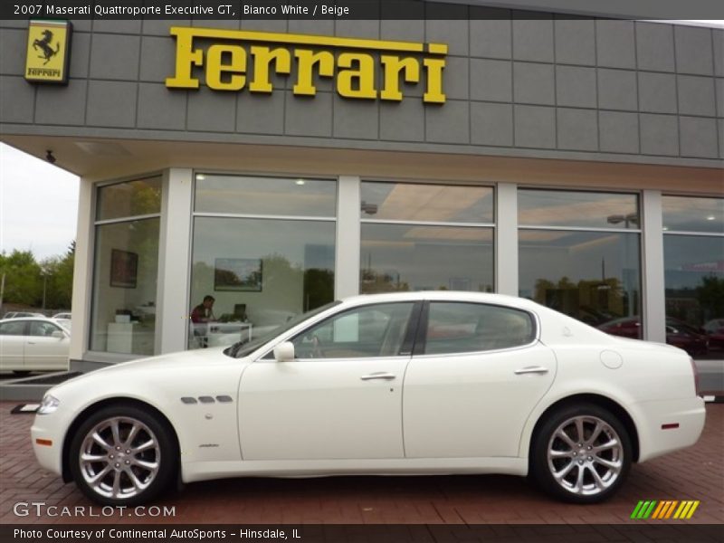 Bianco White / Beige 2007 Maserati Quattroporte Executive GT