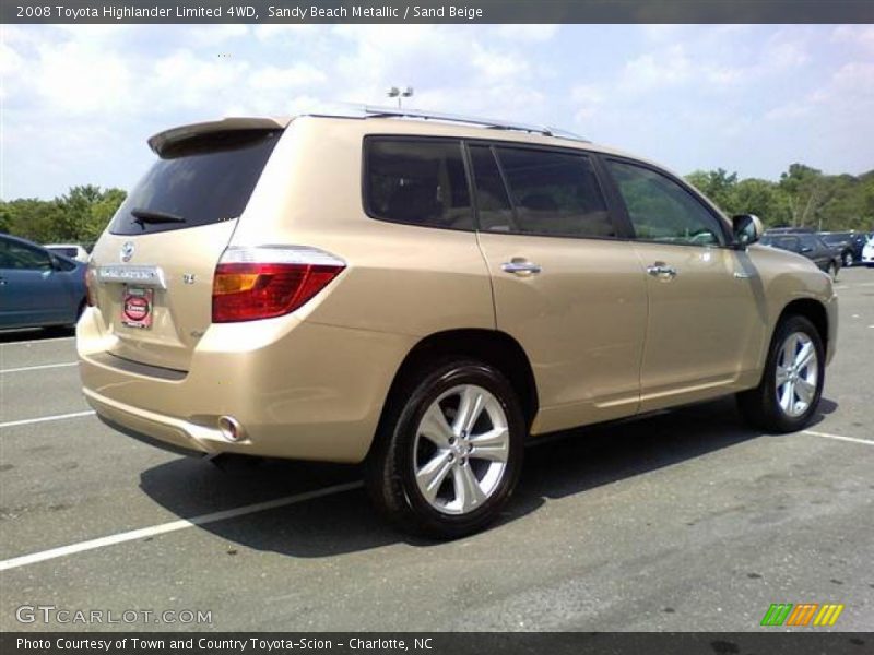 Sandy Beach Metallic / Sand Beige 2008 Toyota Highlander Limited 4WD