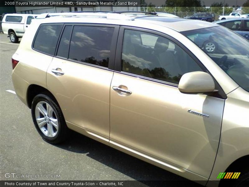 Sandy Beach Metallic / Sand Beige 2008 Toyota Highlander Limited 4WD