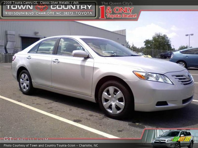 Classic Silver Metallic / Ash 2008 Toyota Camry CE