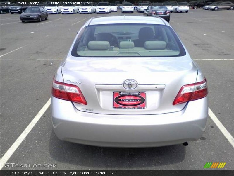 Classic Silver Metallic / Ash 2008 Toyota Camry CE