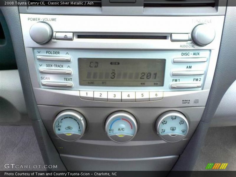 Classic Silver Metallic / Ash 2008 Toyota Camry CE