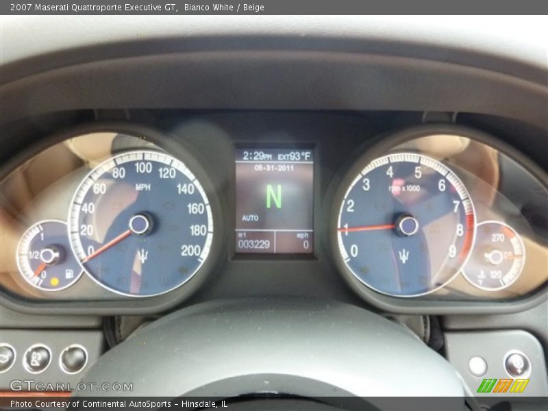  2007 Quattroporte Executive GT Executive GT Gauges