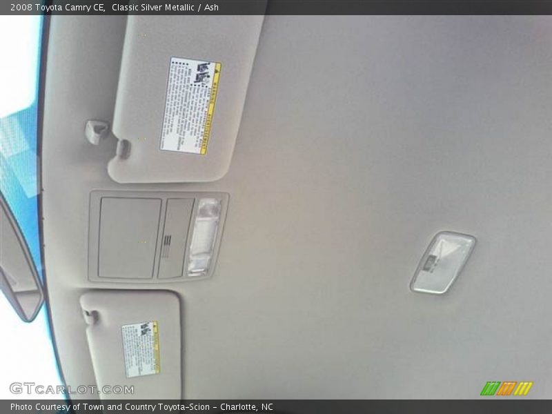 Classic Silver Metallic / Ash 2008 Toyota Camry CE