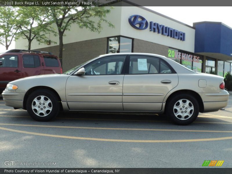 Light Sandrift Metallic / Taupe 2003 Buick Regal LS