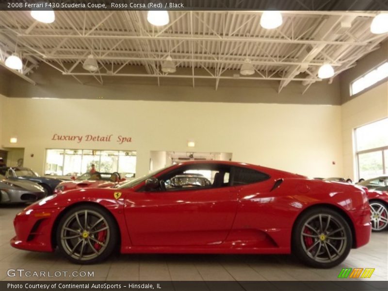 Rosso Corsa (Red) / Black 2008 Ferrari F430 Scuderia Coupe