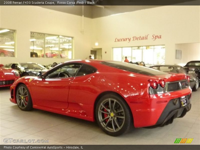 Rosso Corsa (Red) / Black 2008 Ferrari F430 Scuderia Coupe