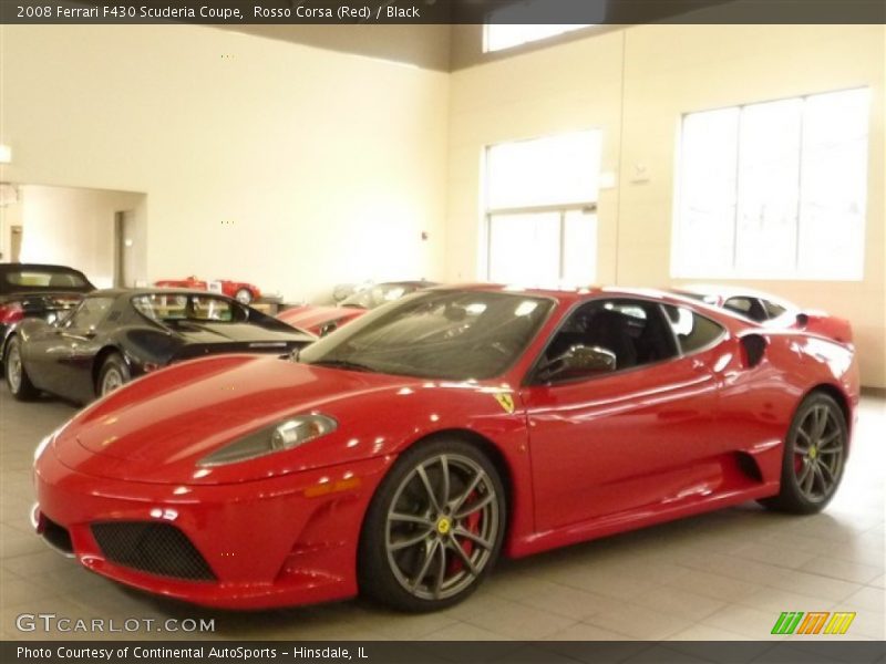 Rosso Corsa (Red) / Black 2008 Ferrari F430 Scuderia Coupe