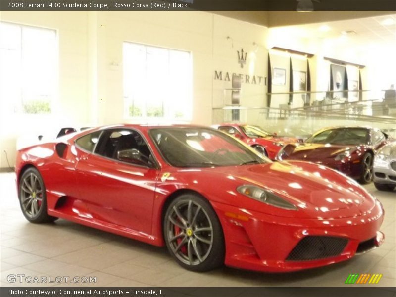 Rosso Corsa (Red) / Black 2008 Ferrari F430 Scuderia Coupe
