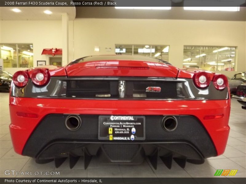 Rosso Corsa (Red) / Black 2008 Ferrari F430 Scuderia Coupe