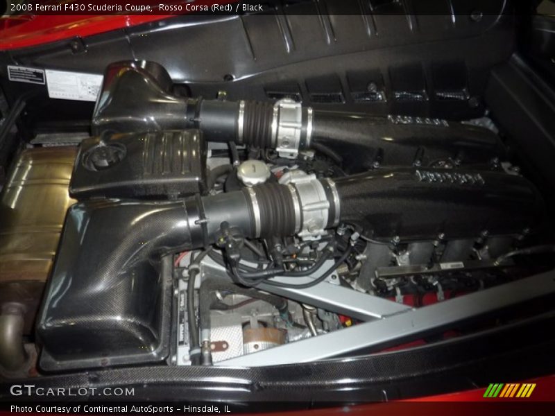 Rosso Corsa (Red) / Black 2008 Ferrari F430 Scuderia Coupe