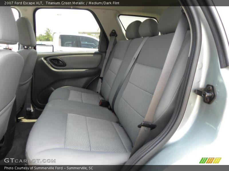 Titanium Green Metallic / Medium/Dark Flint 2007 Ford Escape XLT