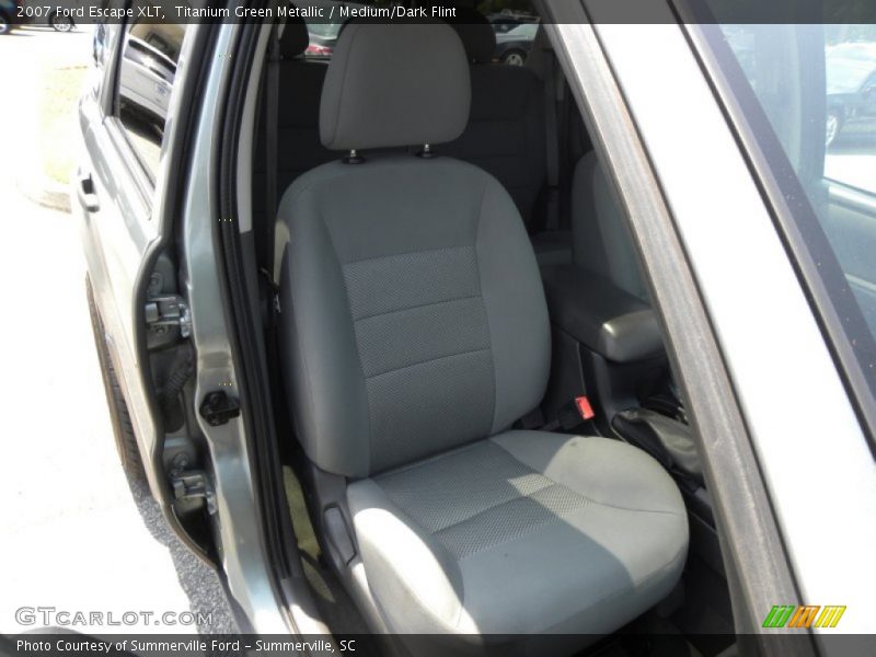 Titanium Green Metallic / Medium/Dark Flint 2007 Ford Escape XLT