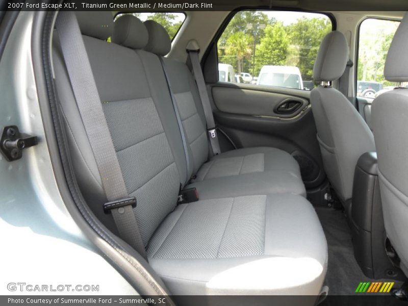 Titanium Green Metallic / Medium/Dark Flint 2007 Ford Escape XLT