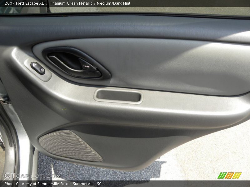 Titanium Green Metallic / Medium/Dark Flint 2007 Ford Escape XLT