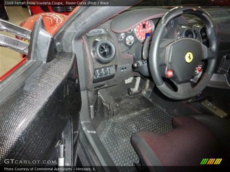 Rosso Corsa (Red) / Black 2008 Ferrari F430 Scuderia Coupe