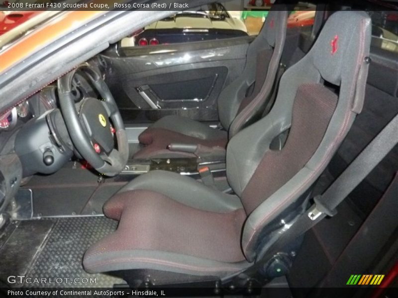 2008 F430 Scuderia Coupe Black Interior