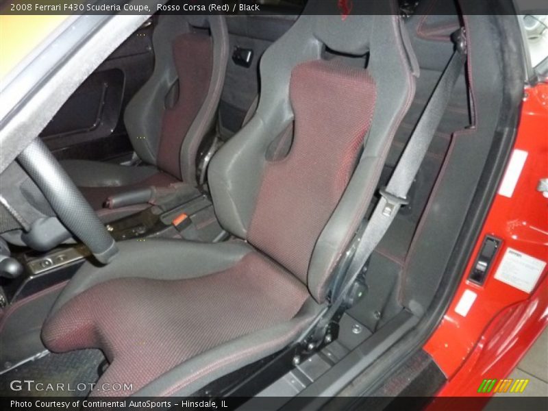 Rosso Corsa (Red) / Black 2008 Ferrari F430 Scuderia Coupe